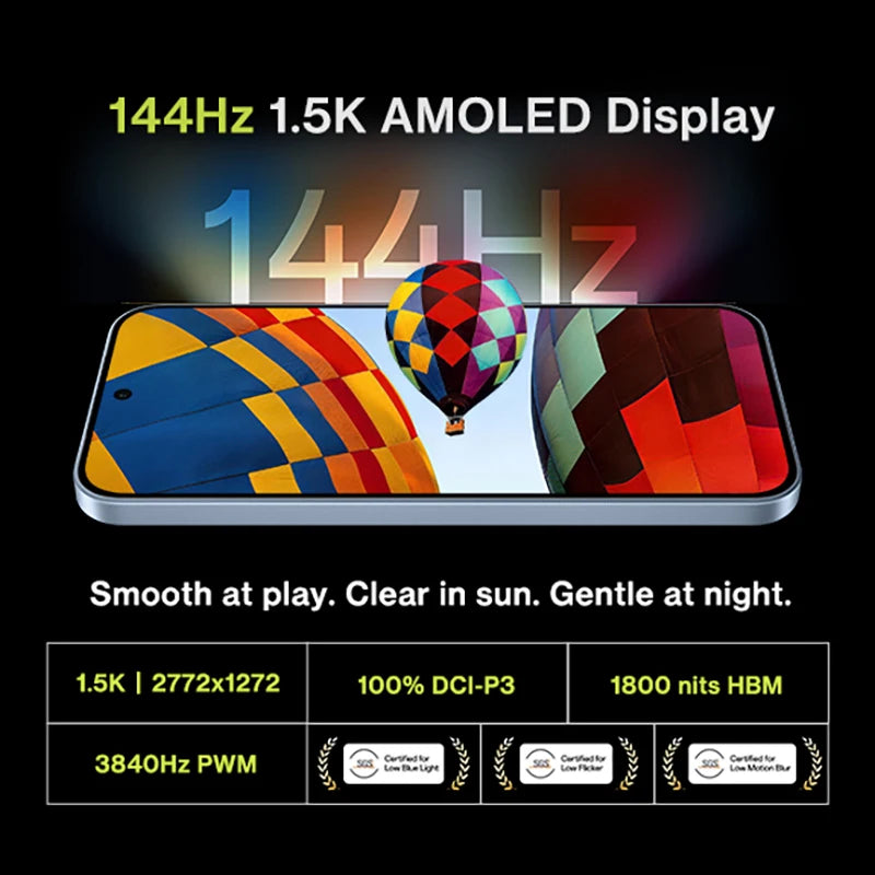 Versión global OnePlus Nord CE 6 5G 8+256GB Smartphone 7500mAh 80W rendimiento serie Snapdragon 7 144Hz cámara de 50MP teléfono inteligente OxygenOS 16 IP69 teléfonos móviles