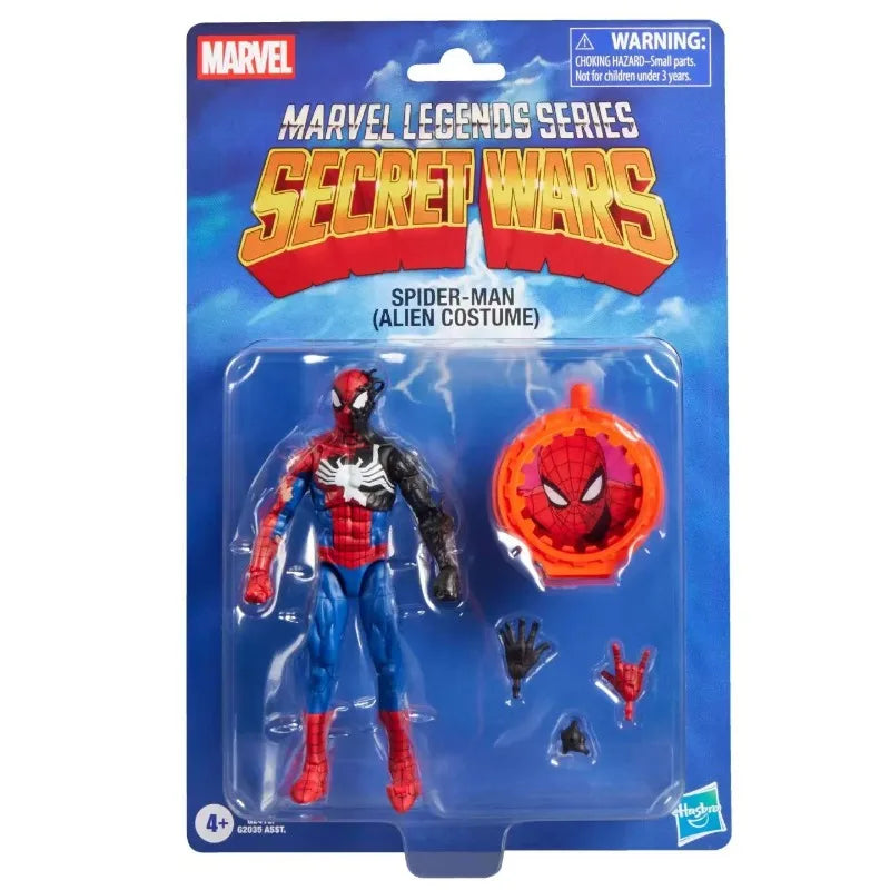 En stock: Hasbro Marvel Legends Secret Wars, modelos de disfraces de Spider-Man y alienígenas, juguetes de anime y películas, figuras de acción, regalos, pasatiempos.
