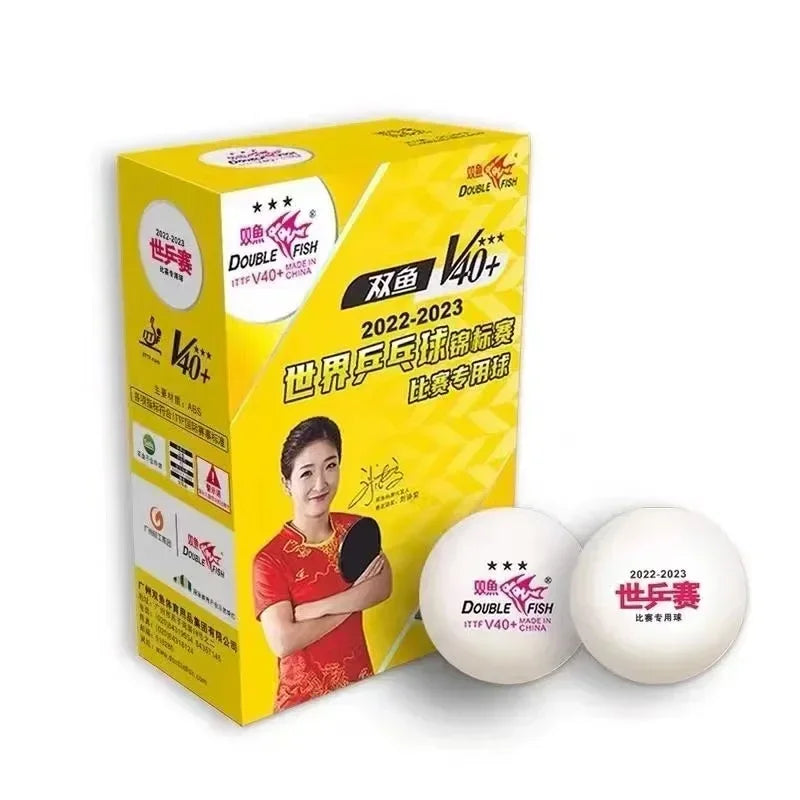 Pelota de tenis de mesa WTT de 3 estrellas, doble pez (pelo oficial WTT), pelotas de Ping Pong originales de 3 estrellas, novedad de 2021/2022/2023/2024