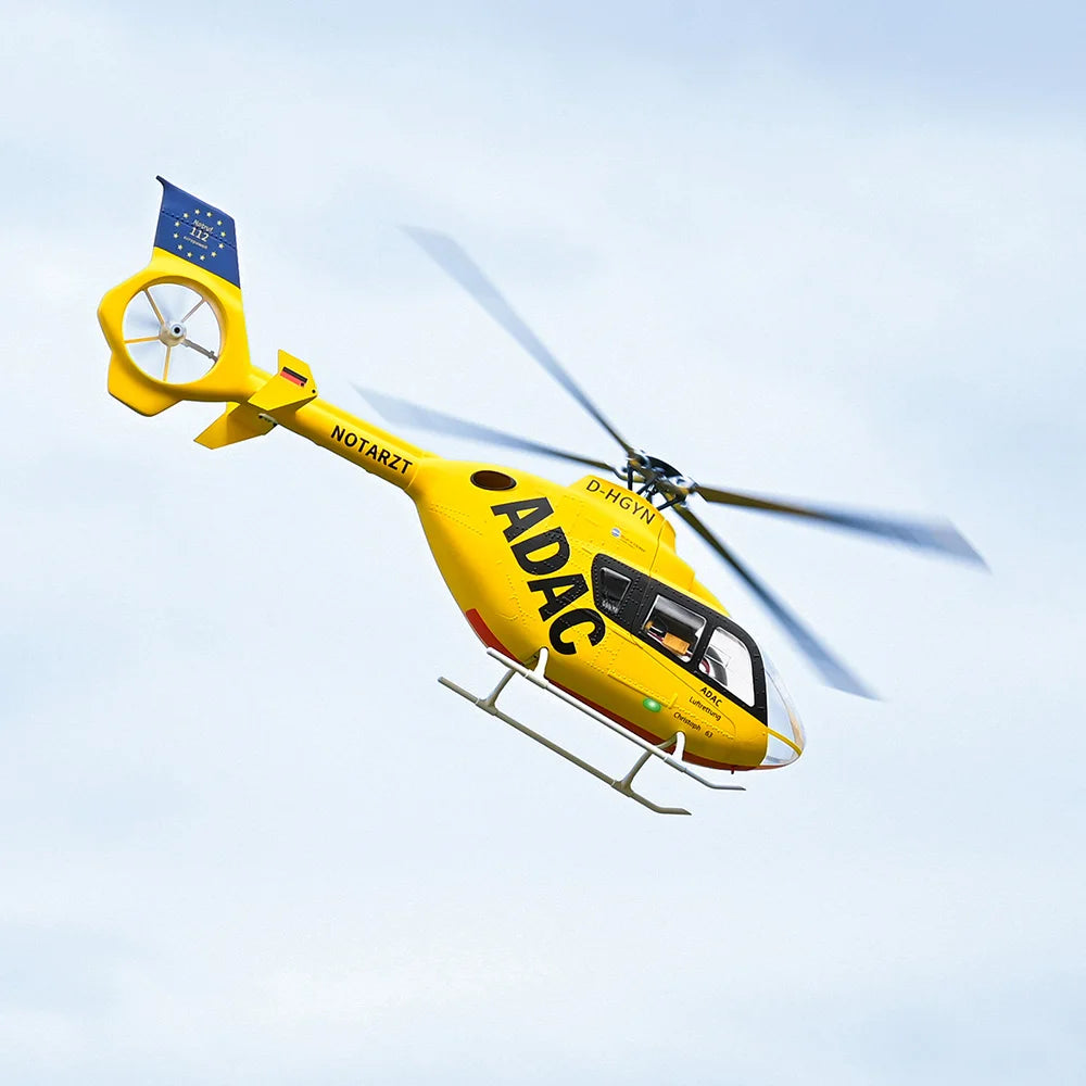 (Nuevo Color) Helicóptero RC Fly Wing EC-135 10CH con giroscopio de 6 ejes, GPS, batería de 5000mAh y control de vuelo ACE