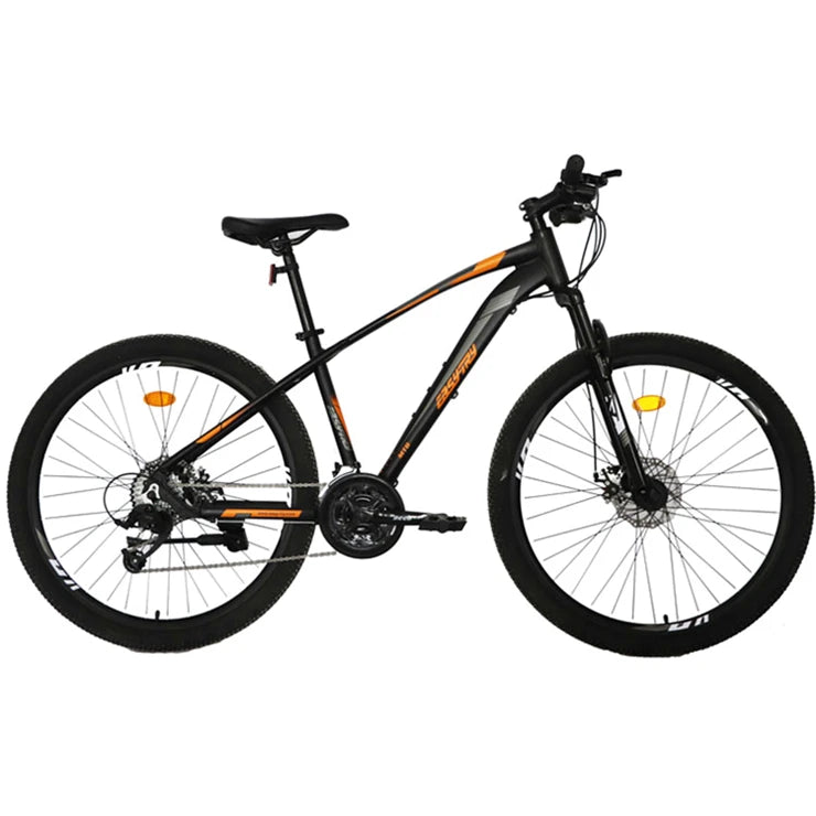 Bicicleta de montaña OEM de 21 velocidades con horquilla de suspensión de 26/27.5/29 pulgadas, cuadro de acero/aleación de aluminio y sistema de frenos de disco para adultos