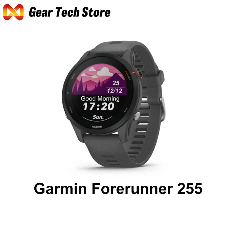 Reloj deportivo inteligente Garmin Forerunner 255 de 46 mm con NFC, 4 GB de RAM, Bluetooth, Wi-Fi, estilo básico