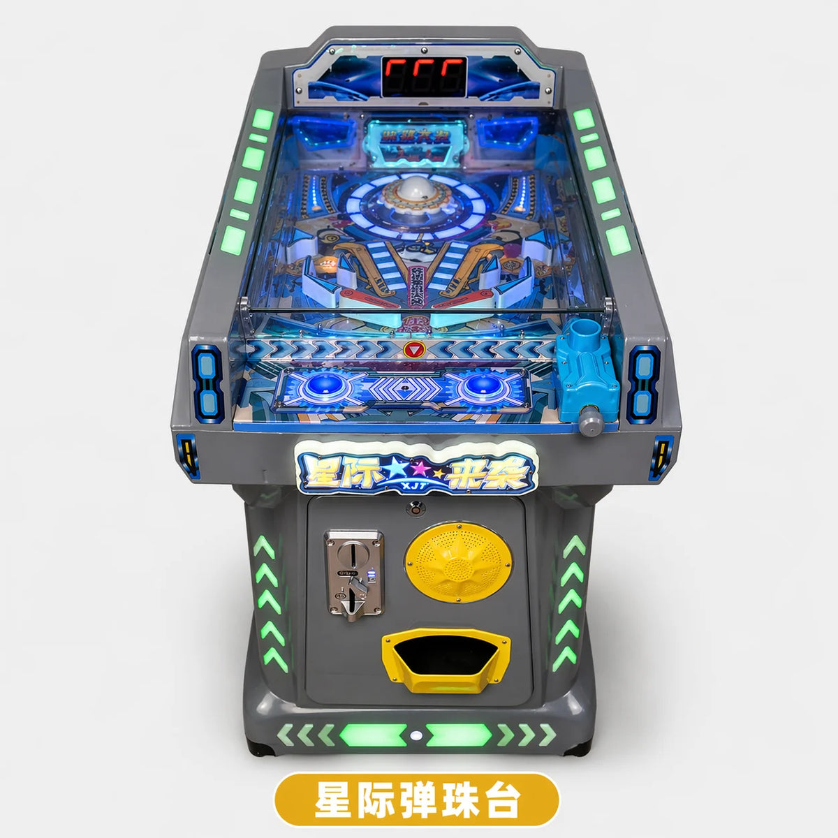 Nueva máquina de pinball eléctrica infantil operada con monedas, modelo Paradise, de 25 mm, para centros de juego y mercados nocturnos.