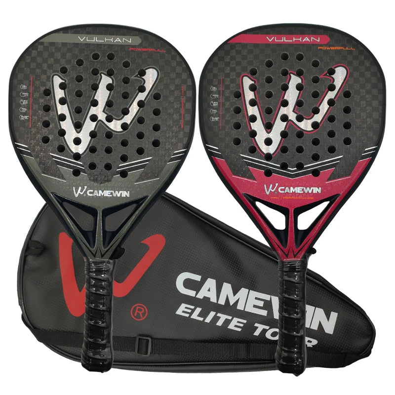 La nueva raqueta de Padel de fibra de carbono de 12K, raqueta de Padel de EVA con núcleo de espuma viscoelástica elástica, raqueta de tenis de playa, raqueta de Padel de fibra de carbono