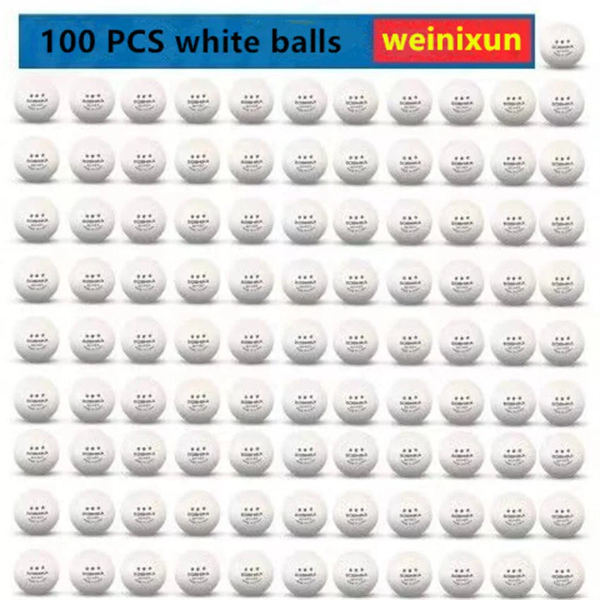 Pelotas de tenis de mesa de 3 estrellas, Material A40 de alta elasticidad, duraderas, para entrenamiento