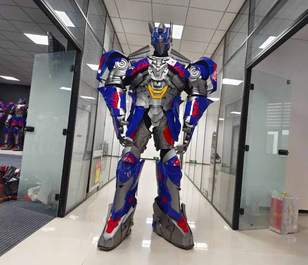 Traje de batalla portátil Iron Man, armadura de Robot de cuerpo completo, disfraz de Cosplay para adultos, figura de acción Mecha, juguete para regalo de Navidad