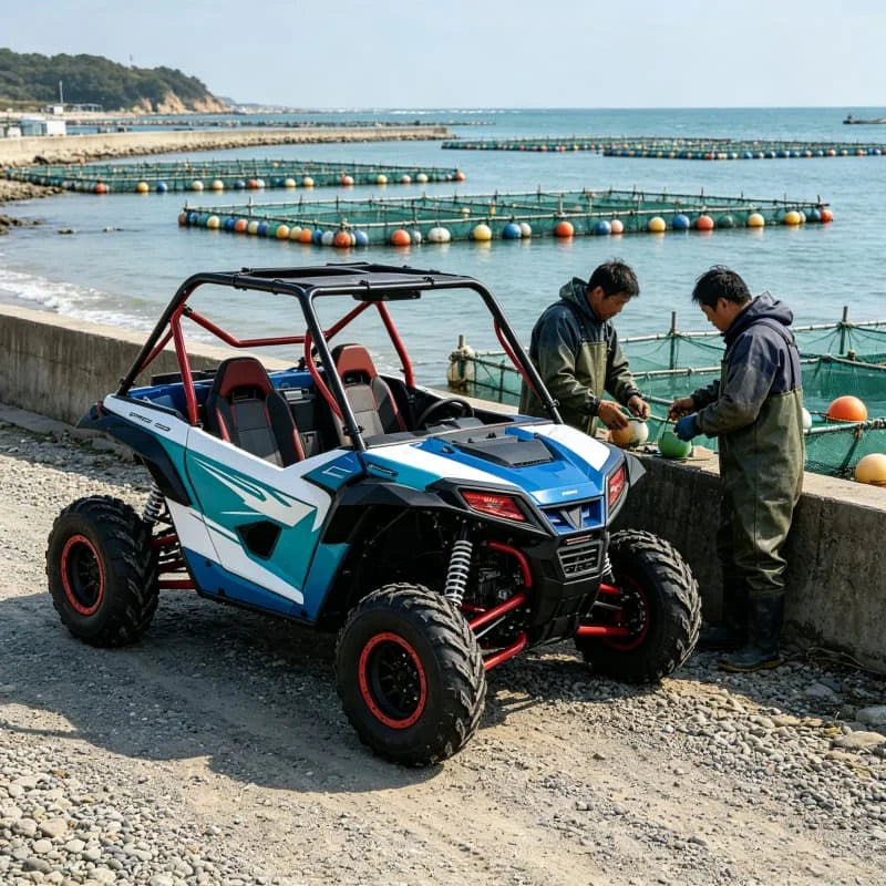 Buggy Todoterreno de Alto Rendimiento 4x4 ATV Quad con Suspensión Reforzada para Carreras Extremas en Dunas de Arena, Personalizado