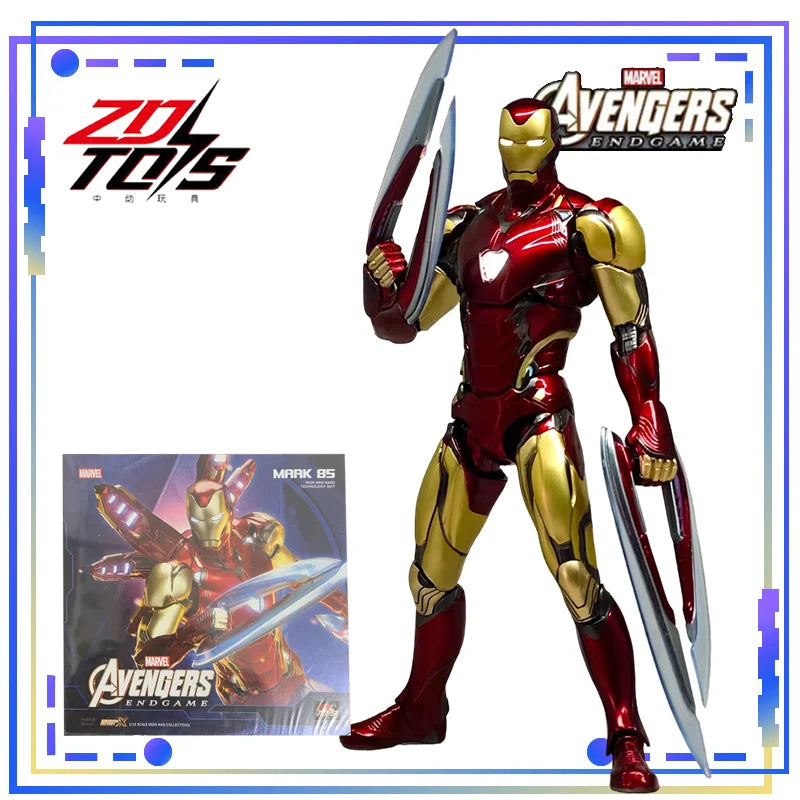 ZDtoys Figuras de Acción de Anime de la Serie Marvel Original, Iron Man MK 85 MK7 MK5 MK85 Armor 2.0 Carnage Venom, Juguete Coleccionable de Regalo