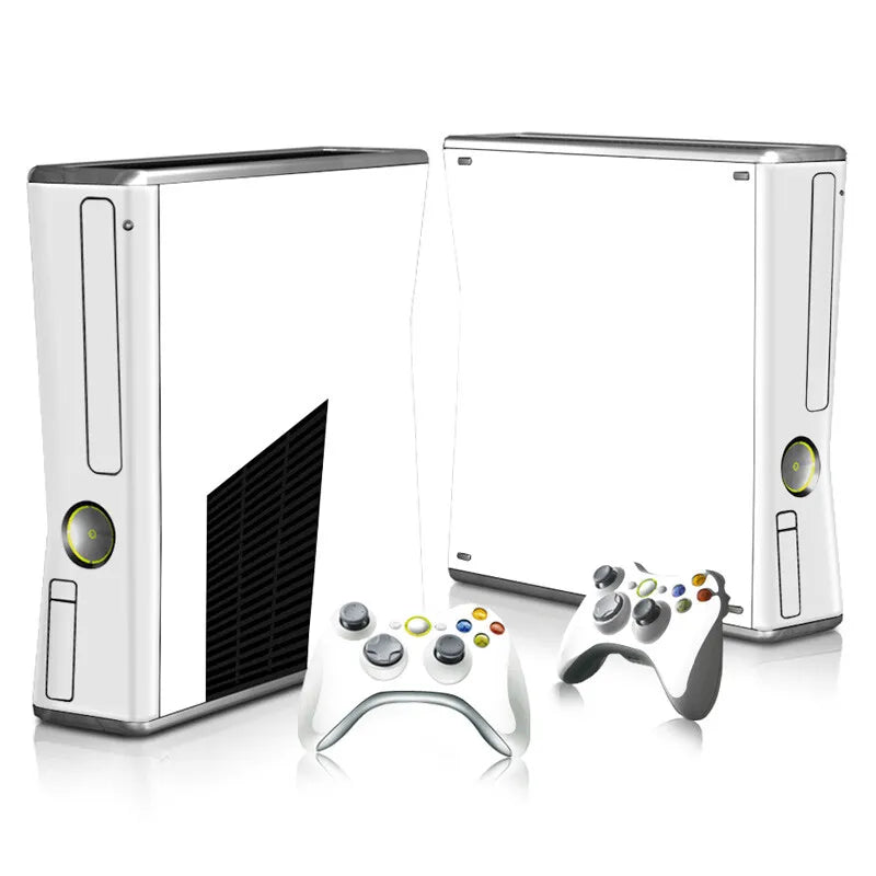 Vinilo Adhesivo Personalizado para Consola Xbox 360 Slim y 2 Controles, Adhesivo Decorativo para Xbox 360 Slim