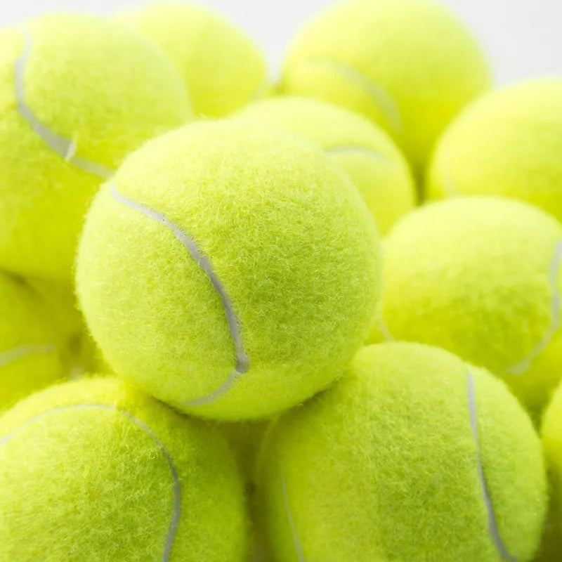 Pelota de tenis de goma profesional, pelota de práctica de tenis de alta resistencia para ejercicios de entrenamiento de competición de Club escolar, 3 uds.