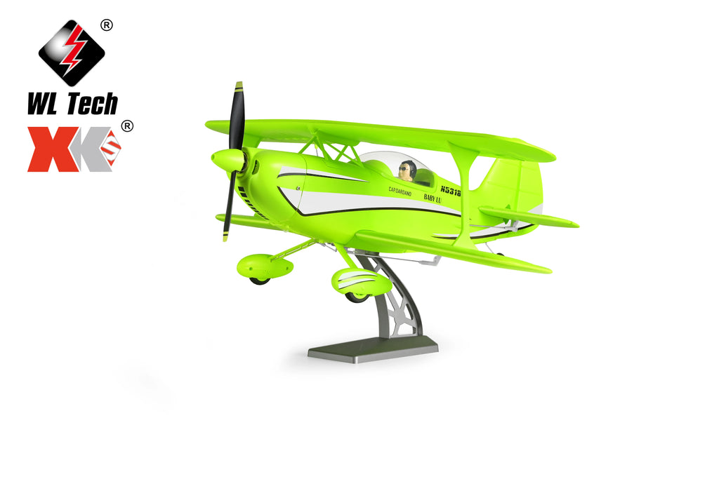 Avión de Control Remoto WLtoys 2026 A310 con Motor sin Escobillas 3D/6G con Giroscopio, Doble Ala, Avión de 4 Canales, Modelo de Juguete RC 3D