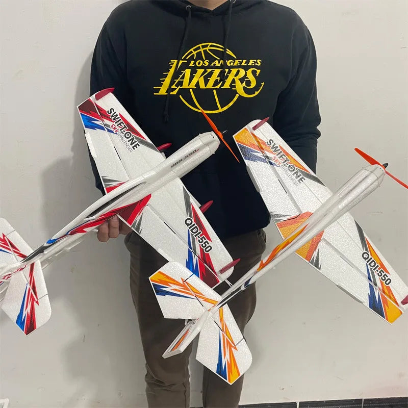 NUEVO Avión RC de 4 Canales con Motor sin Escobillas, Helicóptero a Control Remoto, Planeador RC, Juguetes