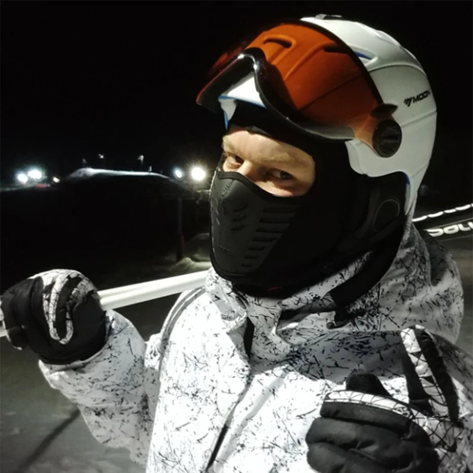 LOCLE casco de esquí invierno deportes al aire libre hombres mujeres casco de esquí esquí Snowboard nieve monopatín casco con gafas visera