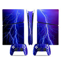 For PS5 Slim Digital Skin Sticker Vinyl Decal Wrap Full Set Cover for Game Console and Wireless Controller