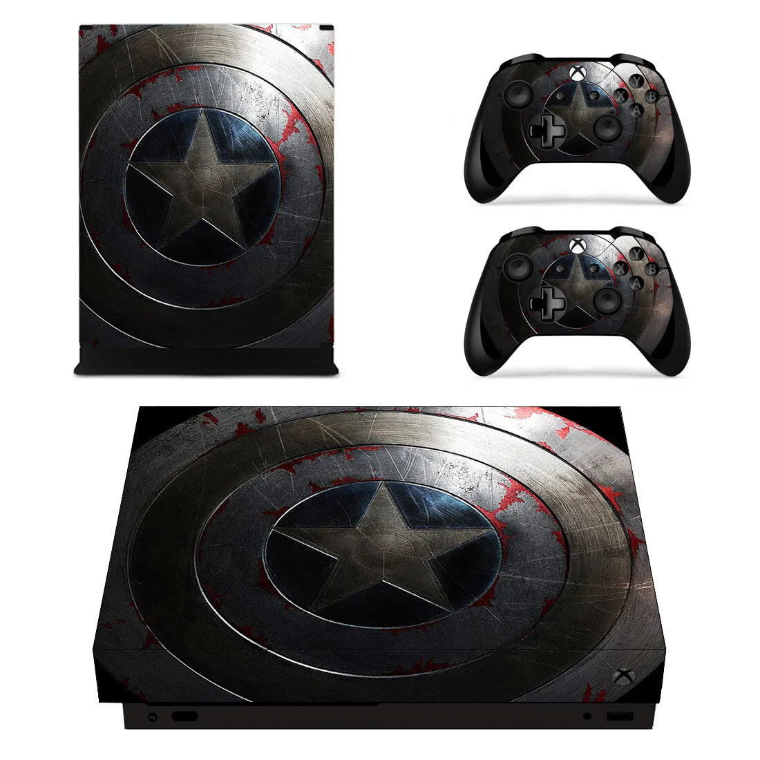Personalización, Diseño Personalizado, Vinilos Adhesivos para Cubrir Completamente la Consola y el Control de Xbox One X