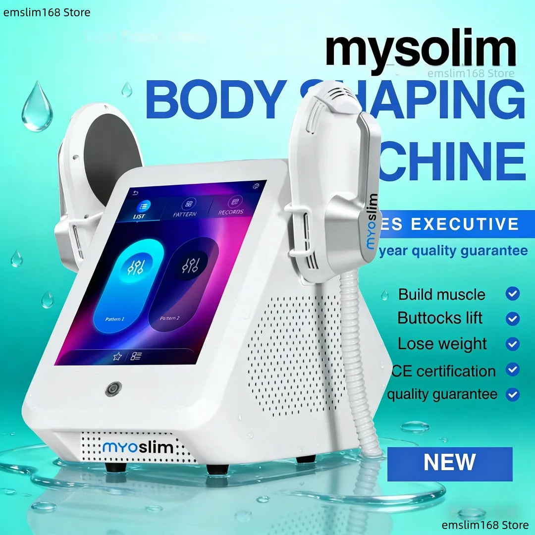 Máquina esculpida EMS RF, grasa reducida, MYOslim, escultura corporal, adelgazante, dispositivo electromagnético portátil de estimulación muscular pélvica