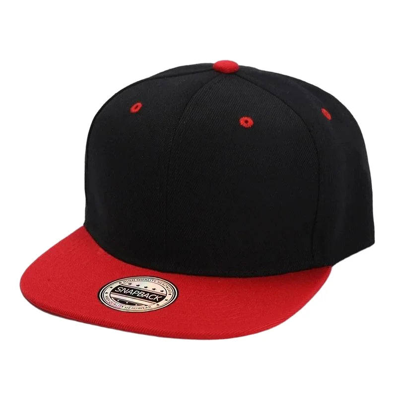 Gorra de béisbol de estilo hip-hop para hombre, tendencia coreana, moda urbana, versátil, color negro, para actividades al aire libre, baile urbano, de ala plana.