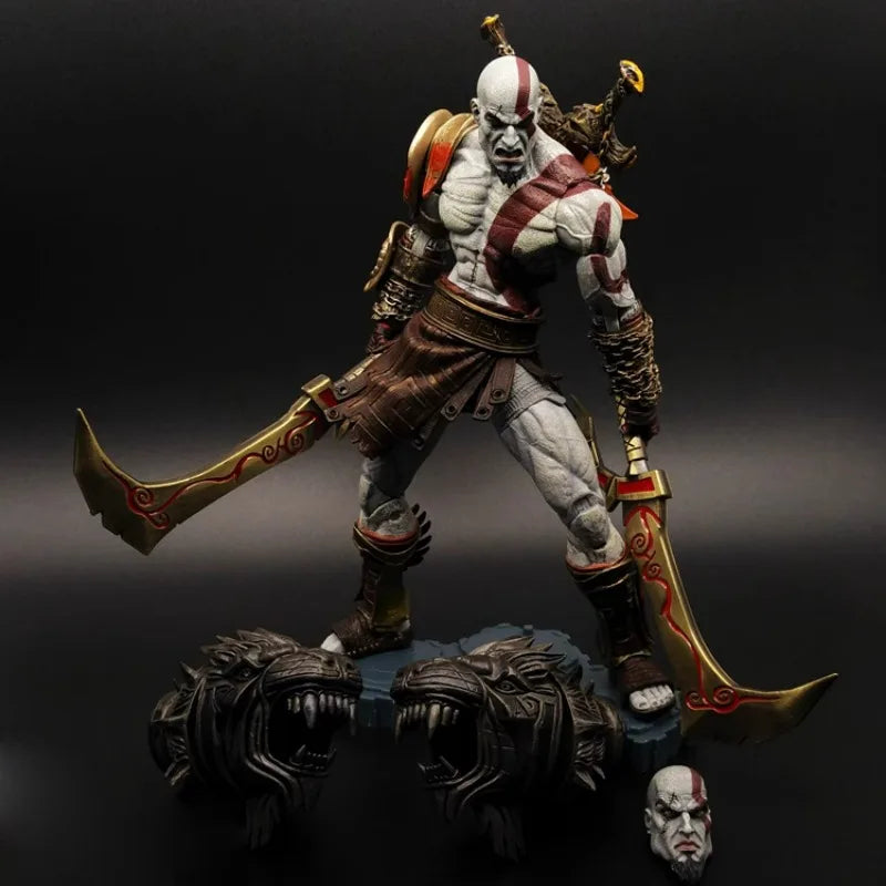 Figura de colección de 7 pulgadas de edición limitada de Kratos y su hijo, muñeco articulado de adorno