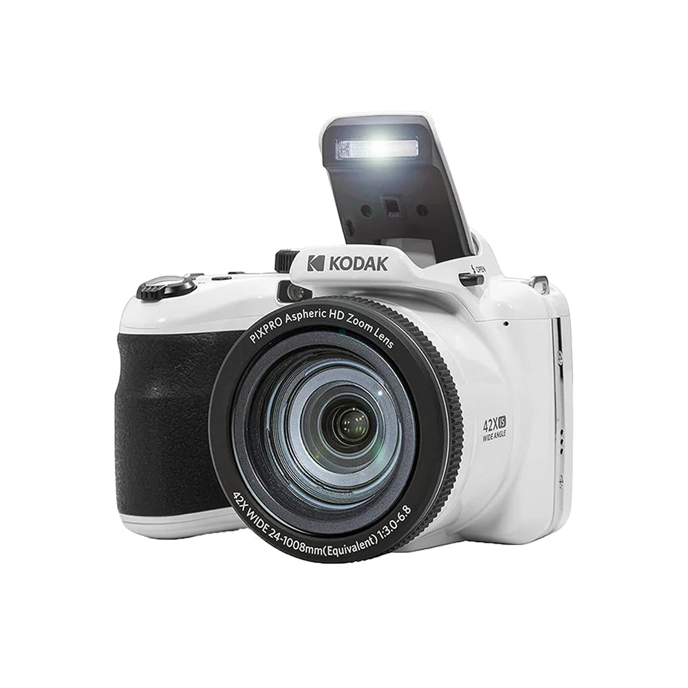 Cámara Digital Kodak PIXPRO AZ425, 20MP, Zoom Óptico 42X, Lente Gran Angular de 24mm con OIS, Video Full HD 1080P, Cámara para Vlogs de Viaje