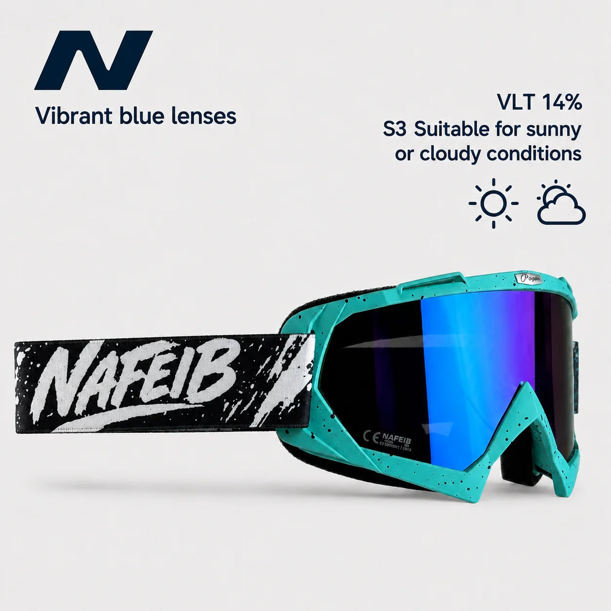 Gafas de esquí, ciclismo, motocicleta, gafas a prueba de viento, UV400, gafas de nieve para snowboard, gafas de esquí para deportes al aire libre de invierno