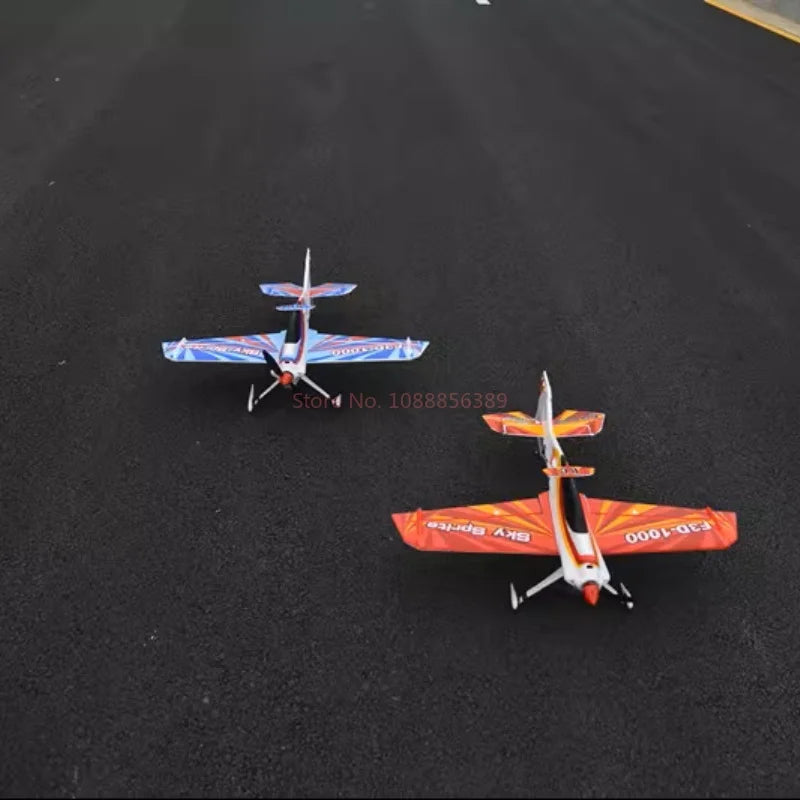Avión a Escala de Ala Fija Sky Sprite RC, Envergadura de 1000 mm, 15E, Acrobacias 3D, Material EPO, para Aficionados a la Radiocontrol