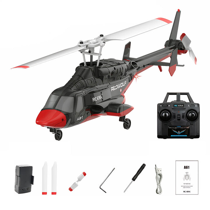 RC ERA A61 avión helicóptero 1/52 presión de aire altitud constante flujo óptico posicionamiento lobo volador flujo de luz helicóptero