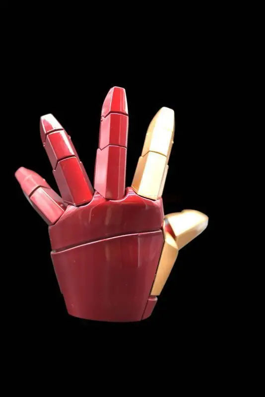 Nuevo Mk43 1:1 vengadores Marvel Iron Man guantes de brazo brillantes Cosplay accesorios de rendimiento figura usable juguetes muñecas regalos
