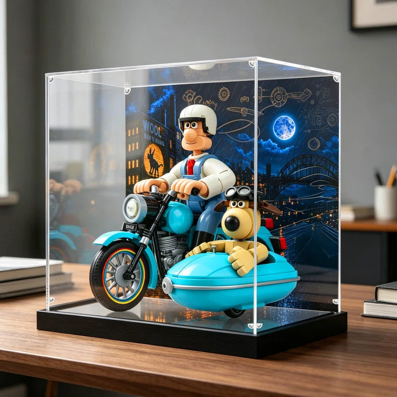 Vitrina de acrílico de 3 mm para LEGO 21371, caja de almacenamiento, organizador de acrílico transparente para 21371, caja de exhibición para modelos coleccionables