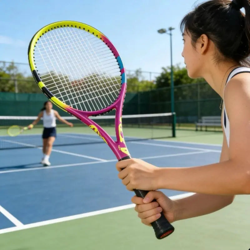 Raqueta de Tenis sin Marca, Completamente de Carbono, para Adultos, 290g, Unisex, AERO, para Estudiantes Universitarios, Principiantes y Avanzados