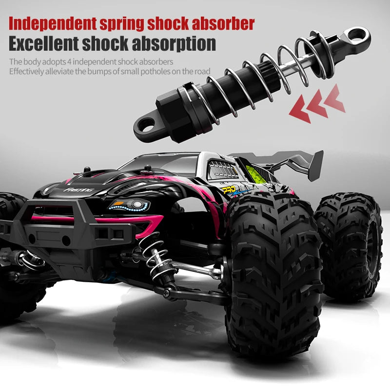 Coche RC 1/16 16101PRO 16102PRO 70KM/H de Alta Velocidad, Vehículo Teledirigido 2.4G 4WD Eléctrico sin Escobillas, Todoterreno, para Derrapes, Juguete