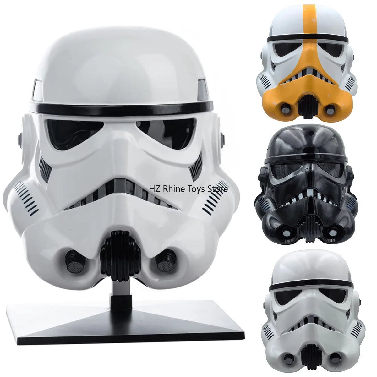 Imperial Stormtrooper Helmet Artillery Stormtrooper Shadow Trooper Halloween Cosplay Helmet White Soldier Mask for Birthday Gift