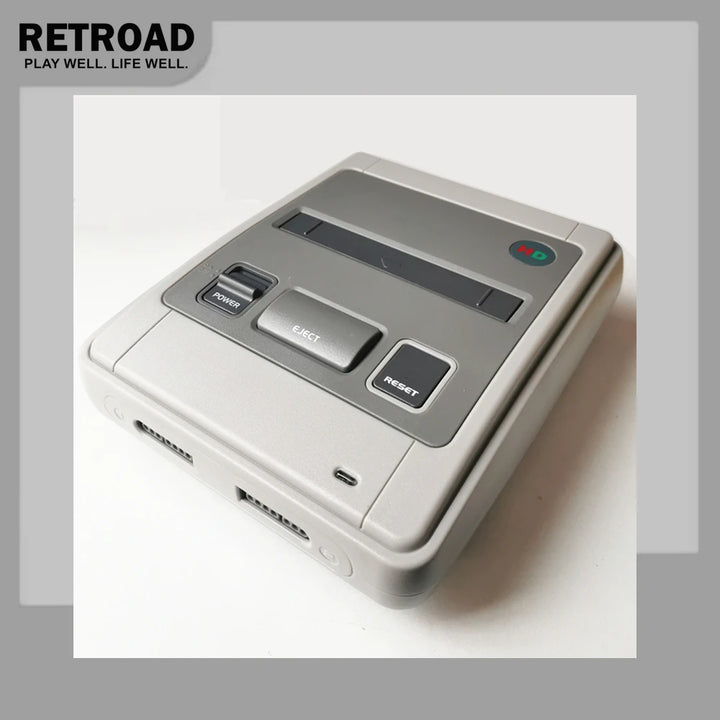 RETROAD 5+Ultra SUPER HD ENTERTAINMENT Consola principal compatible con cartucho de juego Super NES/Super Famicom PAL y NTSC (sin accesorios)