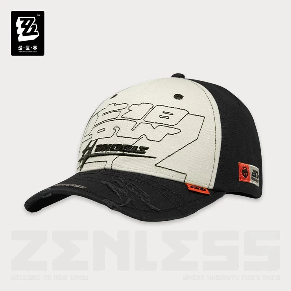 Gorra de béisbol bordada oficial “Delusional Angel” de Three Z STUDIO para ZenlessZoneZero - Mercancía de videojuegos, regalo