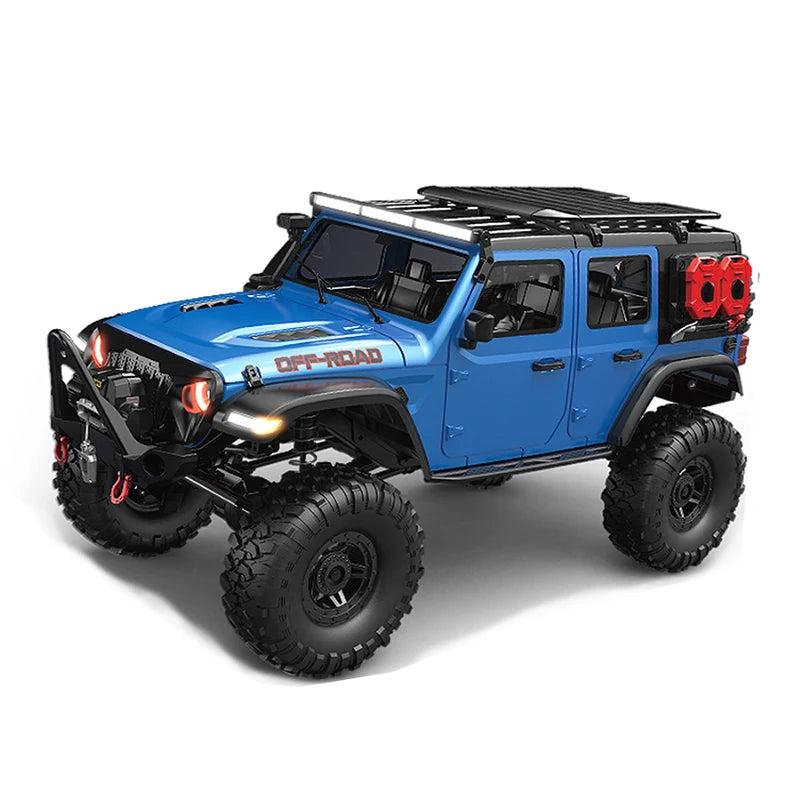 HB 1/10 R1011 Wrangler RC actualizado 4WD 2,4G eléctrico con cabrestante tres configuraciones escalada vehículo todoterreno modelo juguete para adultos