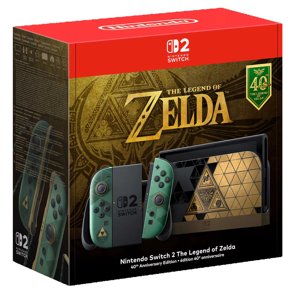 Nintendo Switch 2 – The Legend of Zelda 40th Anniversary Edition | Consola Edición 40.º Aniversario | Reserva