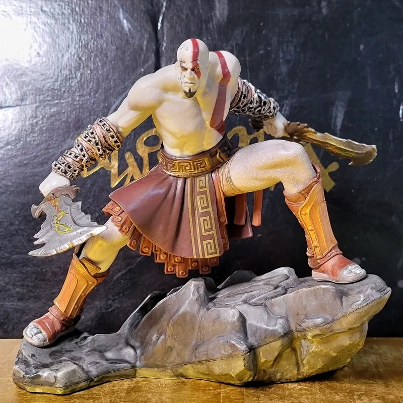 Figura de acción de Kratos de God of War en existencia, 18 cm, PVC, articulada, modelo de estatua de Kratos de Ghost of Sparta, juguetes para regalo de coleccionista