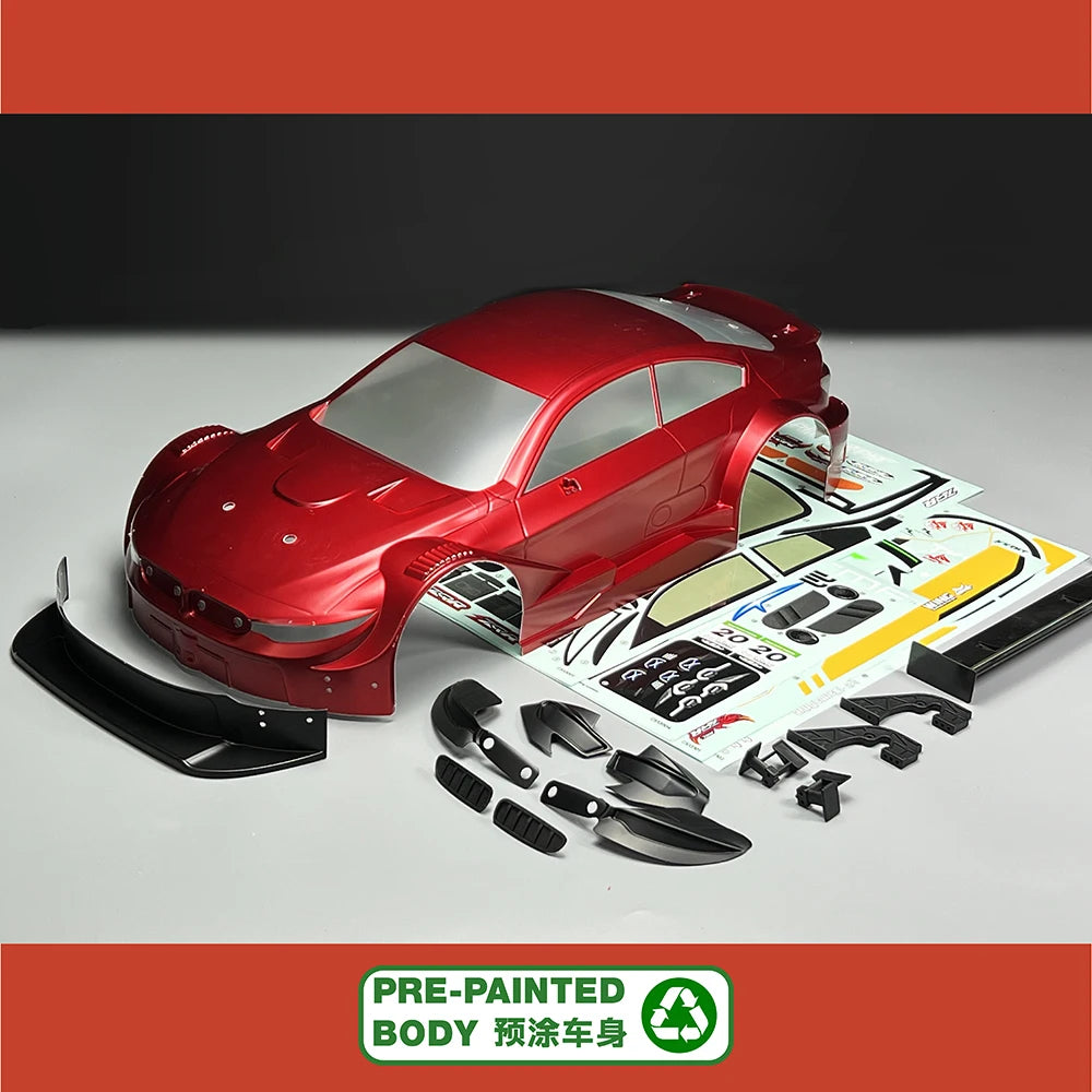KKPIT KRL-RS ZQR Chasis Vacío 1/8 RC Coche Eléctrico a Control Remoto para Carreras en Carretera, Juguete para Adultos y Niños