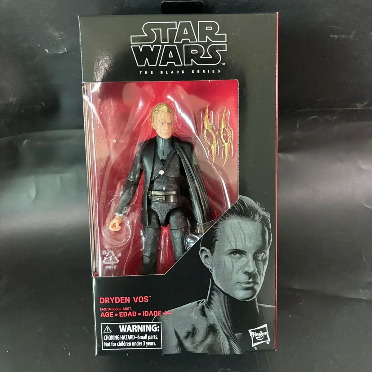 Hasbro Star Wars serie negra Obi-Wan Darth Vader Cal Kestis Boba Fett Luke Mandalorian figura de acción modelo juguete para regalo