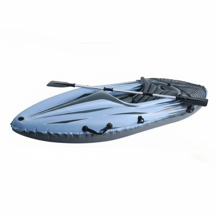 Canoa Inflable Plegable, Kayak Reforzado, Balsa Resistente al Desgaste para Uso Individual o Doble, Pesca, Navegación