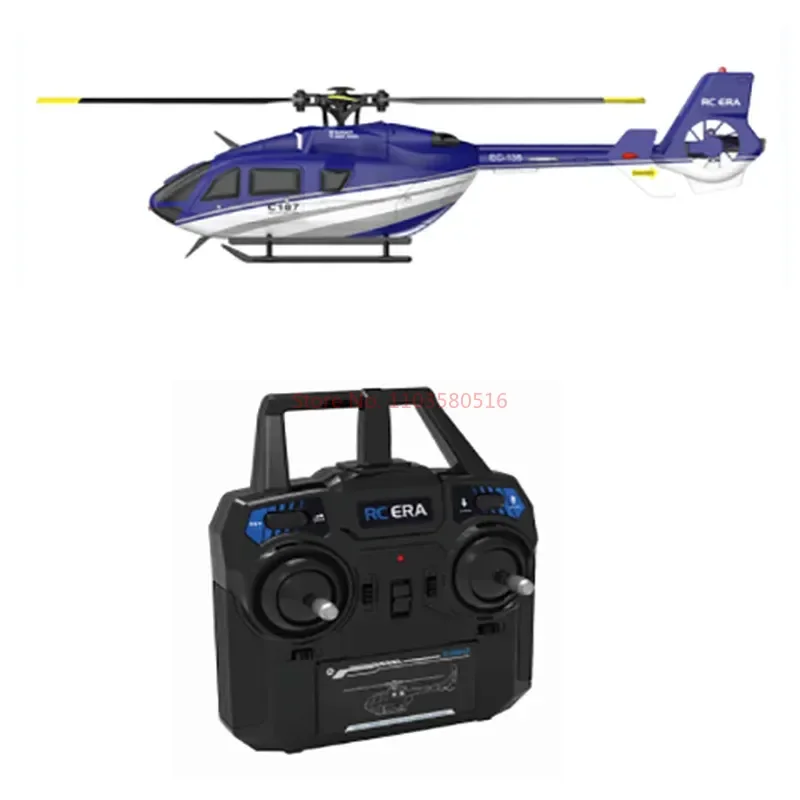 Nuevo C187 Avión de Control remoto Kubingke Ec135 modelo Helicóptero de Control remoto paleta única sin alerones modelo de avión de juguete