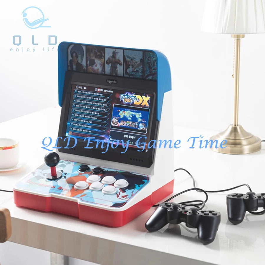 Consola de juegos Pandora Box 9D de escritorio de 10,1 pulgadas, Mini máquina de juego Arcade de un solo jugador de 32G, 2500 juegos compatibles con función Turbo