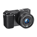 Cámara Digital Selfie 4K de 64MP con Zoom Óptico 12X, Pantalla Abatible, Videocámara Vlog, Grabadora de Video, Cámara Fotográfica, Cámara Web para Transmisión en Vivo