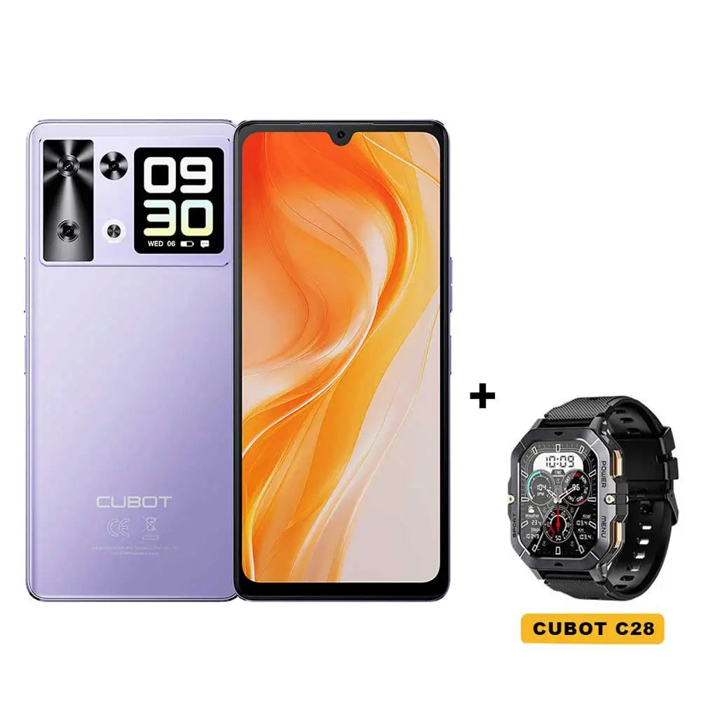 Smartphone Android Cubot P90, G100 Octa-core, 2.2GHz, altavoces duales, 24GB+256GB, pantalla de 6.88" a 120Hz, 64MP, 5100mAh, NFC, teléfono 4G
