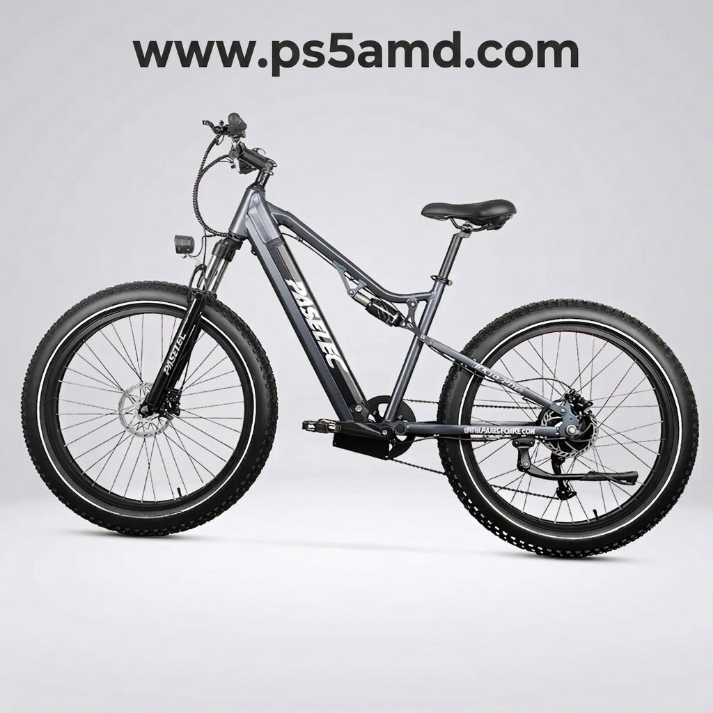 Bicicleta eléctrica de montaña para adultos PASELEC TX19 Plus, motor de 1000 W, 48 V 19.2 AH, cuadro de aleación de aluminio de largo alcance, bicicleta eléctrica con neumáticos gruesos de 26*4.0, bicicleta eléctrica todoterreno con frenos hidráulicos