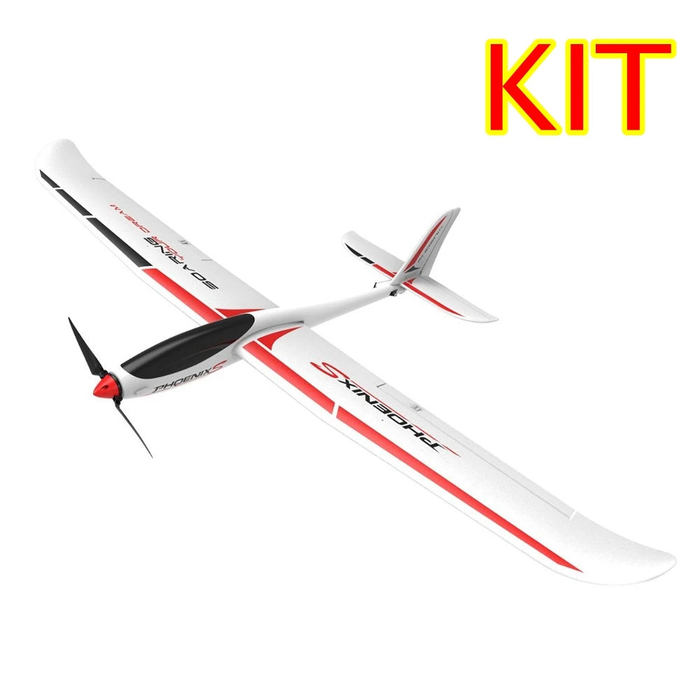 Volantex - Avión Eléctrico de Control Remoto de 1600 mm, Modelo de Ala Fija con Envergadura de 1.6 m, Planeador 742-7, Juguete RC de Espuma para Exteriores, Ensamblado, para Adultos