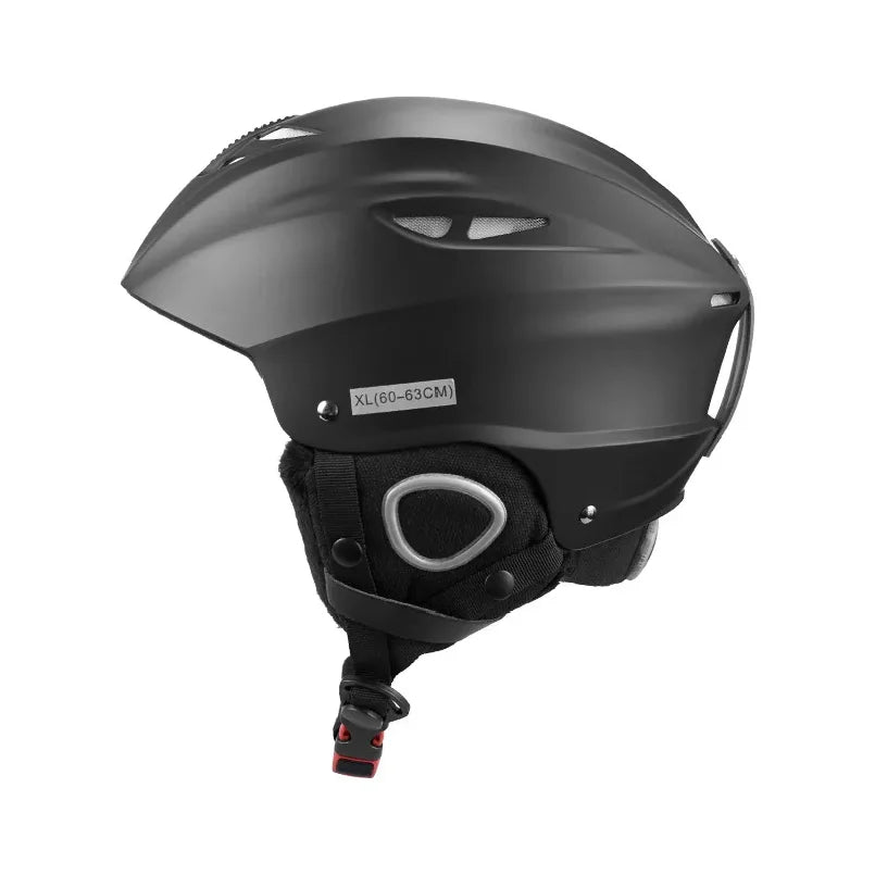 Casco de esquí unisex, semicubierto, para esquí, snowboard, deportes de invierno, patinaje sobre nieve, casco moldeado integralmente para hombres y mujeres