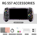 ANBERNIC RG557 Consola Retro Portátil Android Insignia 5.48" AMOLED Dimensity 8300 Joystick con Refrigeración Joystick Capacitivo Regalo