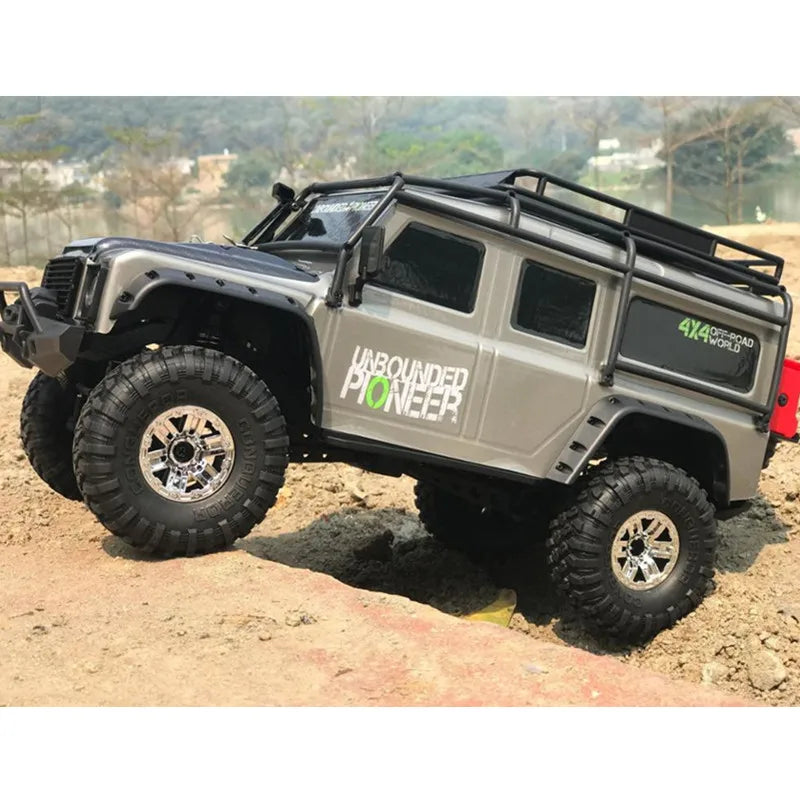Coche RC de simulación de alta velocidad con control inalámbrico eléctrico, escala 1:10, 2.4G, 4WD, con amortiguadores, vehículo todoterreno.