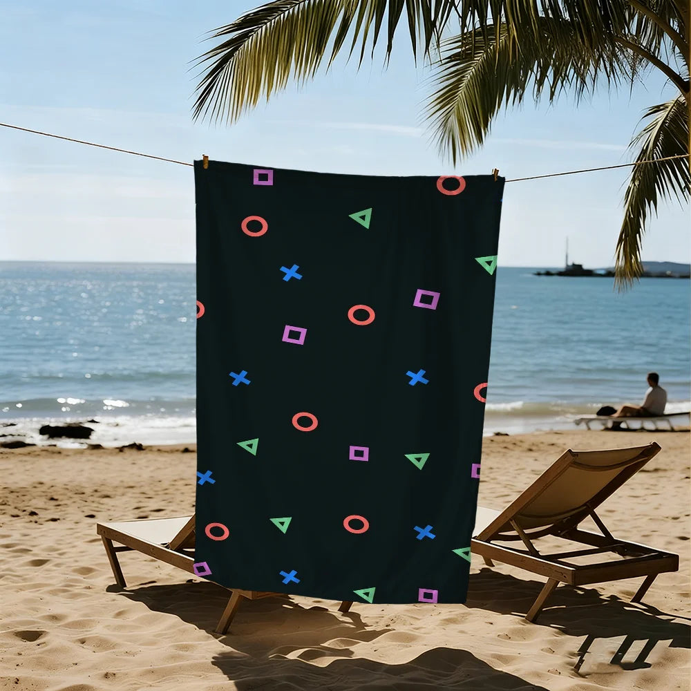 Toalla de playa Cool P-Play-y Fashion, toallas de piscina suaves de secado rápido, regalo para viajes, gimnasio, ducha, deportes de camping