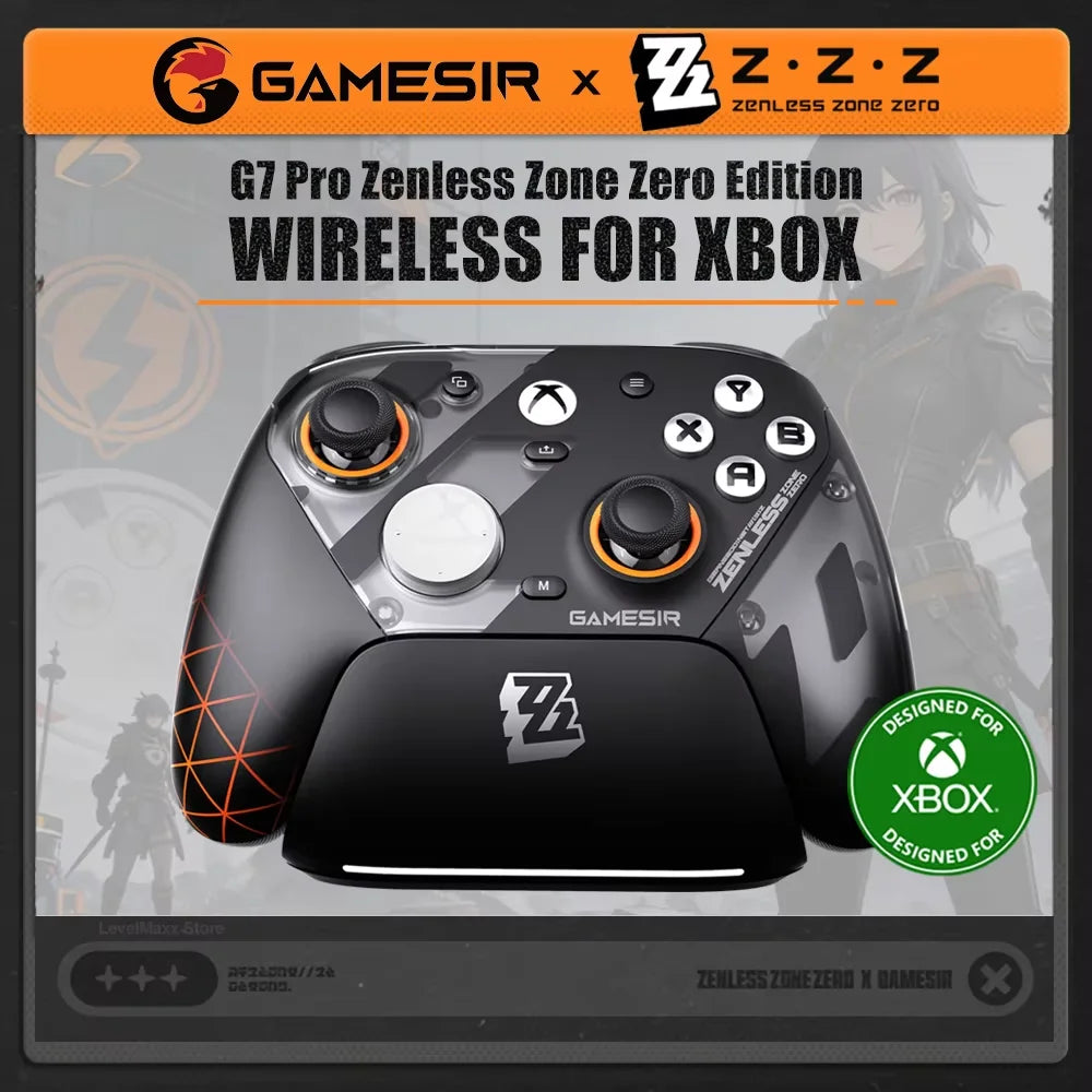 Gamesir G7 Pro Zenless Zone Zero ZZZ Mando inalámbrico para PC, Xbox, Bluetooth, Gamepad para Xbox Series S X One, Pack de lujo